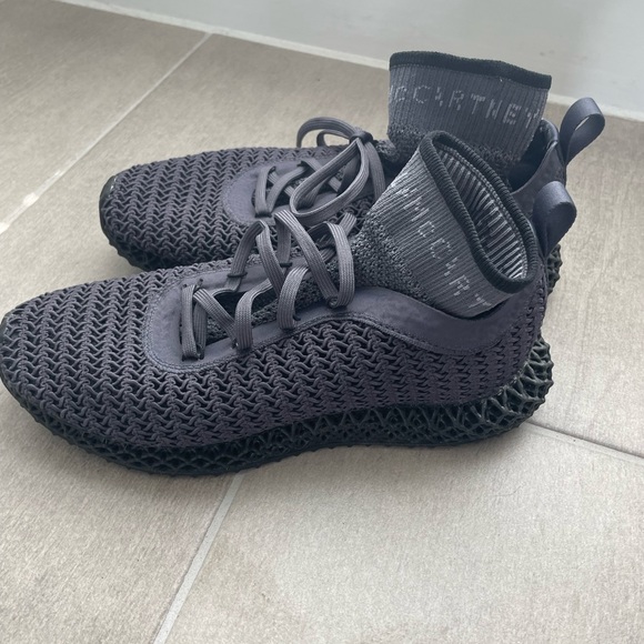 Like new! Adidas Stella McCartney x Wmns AlphaEdge 4D 'Night Steel Black' - Picture 5 of 10